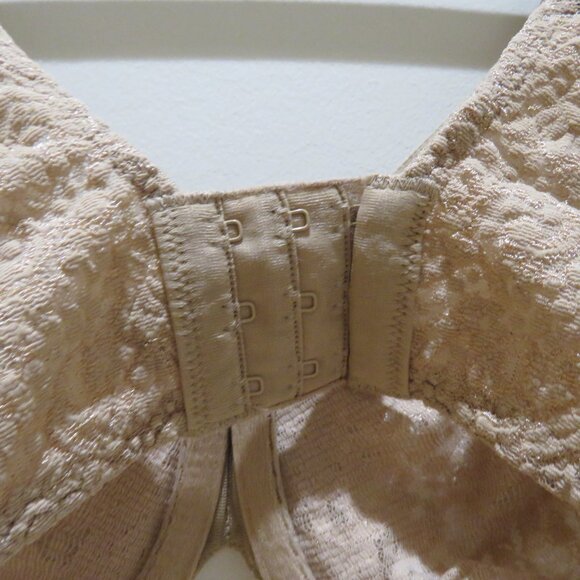 WACOAL Halo Lace Full Coverage Bra in Toast Nude Floral - Size 36D - Picture 10 of 13